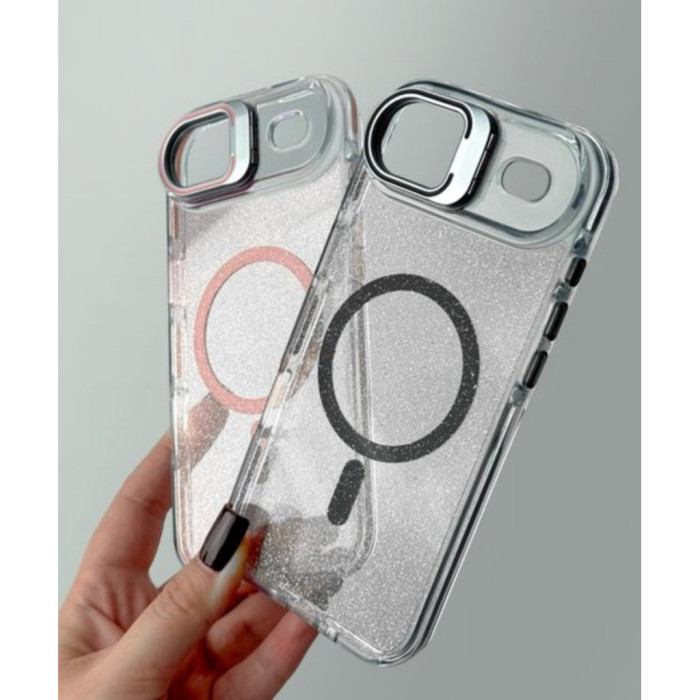 Чохол до мобільного телефона BeCover FIBRA Star Shine MagSafe Apple iPhone 17 Air Black (715418)