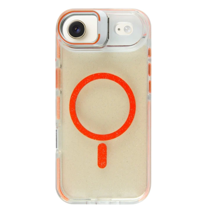 Чохол до мобільного телефона BeCover FIBRA Star Shine MagSafe Apple iPhone 17 Air Orange (715422)