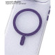 Чохол до мобільного телефона BeCover FIBRA Star Shine MagSafe Apple iPhone 17 Air Purple (715423)