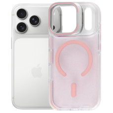 Чохол до мобільного телефона BeCover FIBRA Star Shine MagSafe Apple iPhone 17 Pro Light Pink (715428)