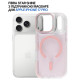 Чохол до мобільного телефона BeCover FIBRA Star Shine MagSafe Apple iPhone 17 Pro Light Pink (715428)