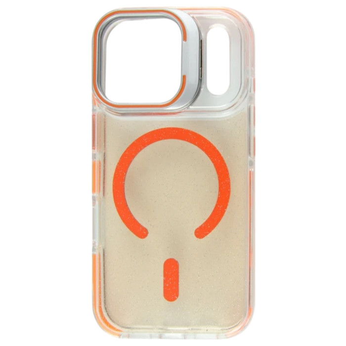 Чохол до мобільного телефона BeCover FIBRA Star Shine MagSafe Apple iPhone 17 Pro Max Orange (715436)