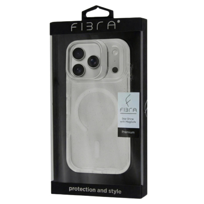 Чохол до мобільного телефона BeCover FIBRA Star Shine MagSafe Apple iPhone 17 Pro Max White (715438)