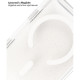 Чохол до мобільного телефона BeCover FIBRA Star Shine MagSafe Apple iPhone 17 Pro Max White (715438)