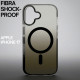 Чохол до мобільного телефона BeCover FIBRA Shock-Proof MagSafe Apple iPhone 17 Black (715439)