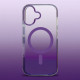 Чохол до мобільного телефона BeCover FIBRA Shock-Proof MagSafe Apple iPhone 17 Deep Purple (715442)