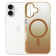 Чохол до мобільного телефона BeCover FIBRA Shock-Proof MagSafe Apple iPhone 17 Gold (715444)