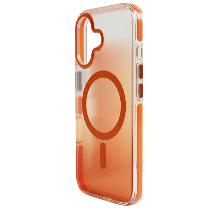 Чохол до мобільного телефона BeCover FIBRA Shock-Proof MagSafe Apple iPhone 17 Orange (715446)