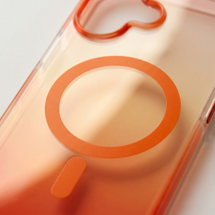 Чохол до мобільного телефона BeCover FIBRA Shock-Proof MagSafe Apple iPhone 17 Orange (715446)