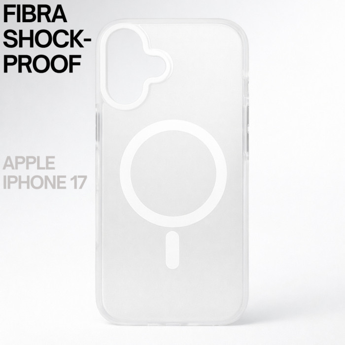 Чохол до мобільного телефона BeCover FIBRA Shock-Proof MagSafe Apple iPhone 17 White (715448)