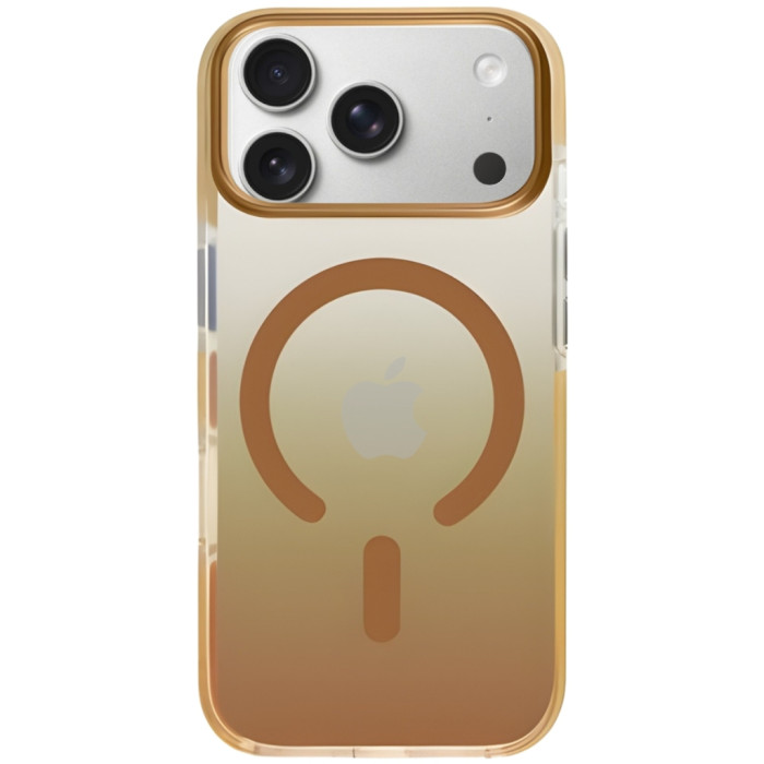 Чохол до мобільного телефона BeCover FIBRA Shock-Proof MagSafe Apple iPhone 17 Pro Gold (715463)