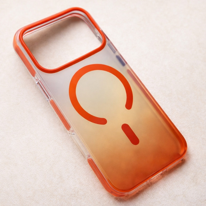 Чохол до мобільного телефона BeCover FIBRA Shock-Proof MagSafe Apple iPhone 17 Pro Max Orange (715473)