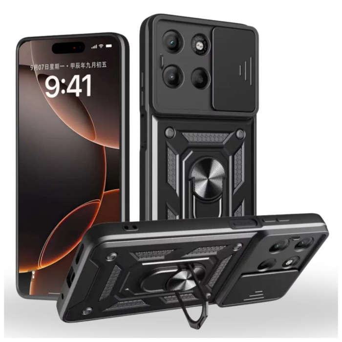 Чохол до мобільного телефона BeCover Military Motorola Moto G57 Power Black (715514)