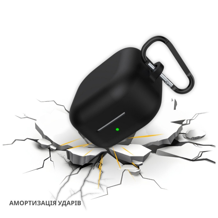 Чохол для навушників BeCover Silicon для Samsung Galaxy Buds 4 / 4 Pro Black (715874)