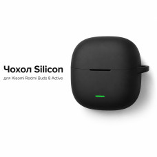 Чохол для навушників BeCover Silicon для Xiaomi Redmi Buds 8 Active Black (715900)