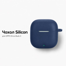 Чохол для навушників BeCover Silicon для OPPO Enco Buds 3 Blue (715909)