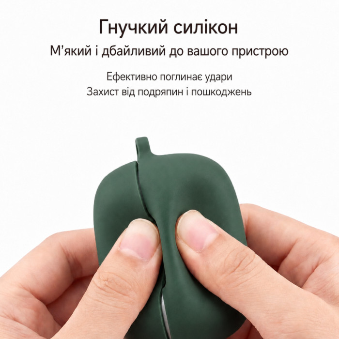 Чохол для навушників BeCover Silicon для OPPO Enco Buds 3 Green (715910)