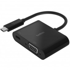 Перехідник USB-C - VGA 60W PD, black Belkin (AVC001BTBK)