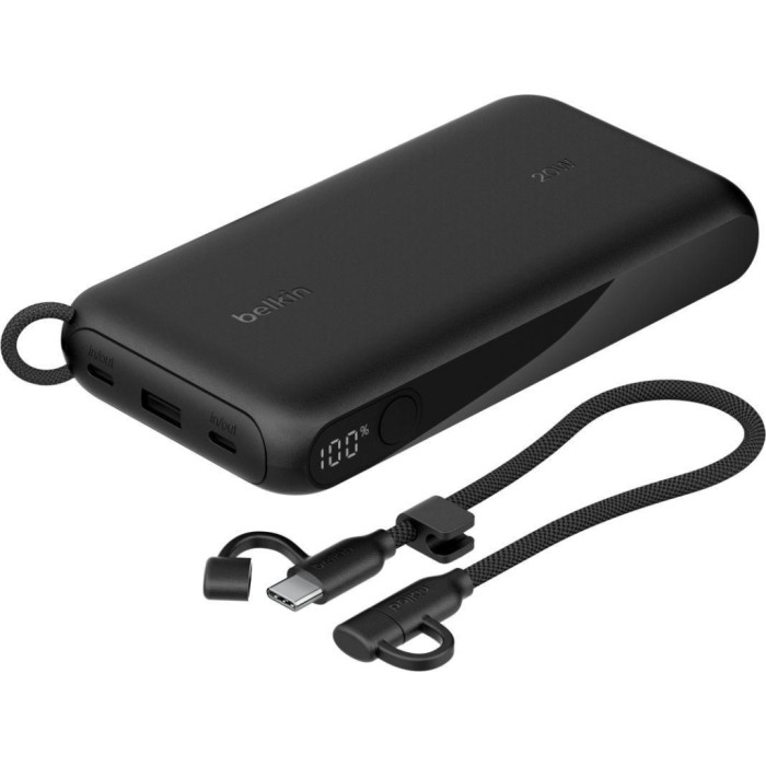 Батарея універсальна Belkin 20000mAh, 20W Black (BPB028HQBK)