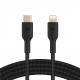 Дата кабель USB 2.0 AM to Lightning 1.0m BRAIDED black Belkin (CAA004BT1MBK)