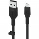 Дата кабель USB 2.0 AM to Lightning 3.0m black Belkin (CAA008BT3MBK)