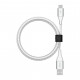 Дата кабель USB 2.0 AM to Type-C 1.0m BRAIDED white Belkin (CAB002BT1MWH)