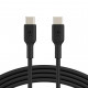 Дата кабель USB-С - USB-С, PVC, 1m, black Belkin (CAB003BT1MBK)