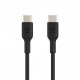 Дата кабель USB-С - USB-С, PVC, 1m, black Belkin (CAB003BT1MBK)