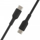 Дата кабель USB-С - USB-С, PVC, 1m, black Belkin (CAB003BT1MBK)