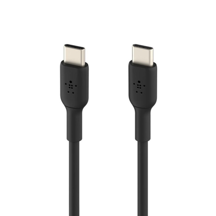 Дата кабель USB-C to USB-C 2.0m PVC black Belkin (CAB003BT2MBK)