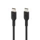 Дата кабель USB-C to USB-C 2.0m PVC black Belkin (CAB003BT2MBK)