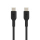Дата кабель USB-C to USB-C 2.0m PVC black Belkin (CAB003BT2MBK)