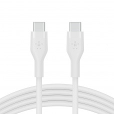 Дата кабель USB-С to USB-C 2.0m white Belkin (CAB009BT2MWH)