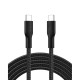 Дата кабель USB-C to USB-C 3.0m 240W black Belkin (CAB025HQ3MBK)