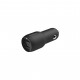 Зарядний пристрій Belkin Car Charger (24W) Dual USB-A, USB-A - USB-C, 1m, black (CCE001BT1MBK)