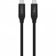 Дата кабель USB4 USB-C to USB-C 0.8m 40Gbps 100W Black Belkin (INZ001BT0.8MBK)