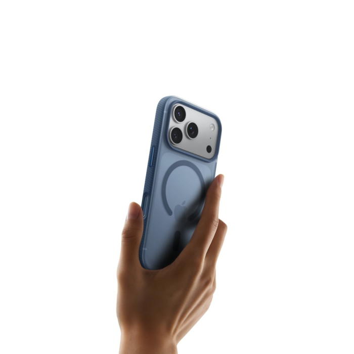 Чохол до мобільного телефона Belkin Magnetic Protective Grip iPhone 17 Pro Navy (MSA035HQNY)