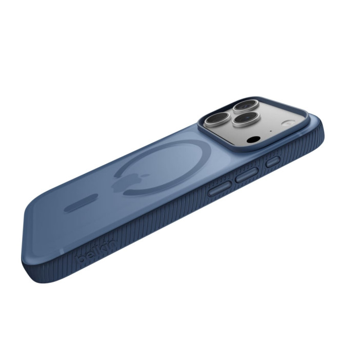 Чохол до мобільного телефона Belkin Magnetic Protective Grip iPhone 17 Pro Navy (MSA035HQNY)