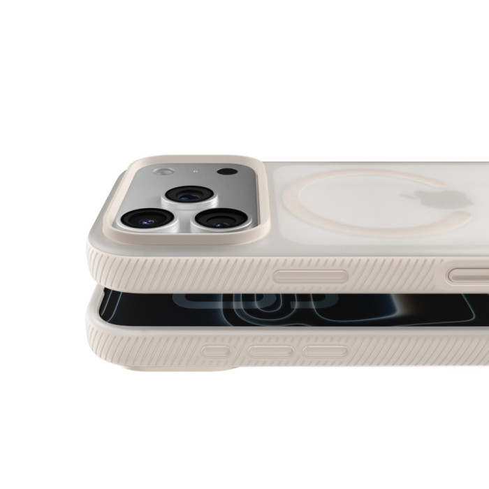 Чохол до мобільного телефона Belkin Magnetic Protective Grip iPhone 17 Pro Sand (MSA035HQSA)