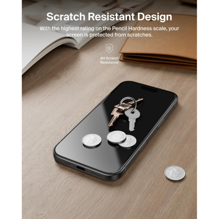Скло захисне Belkin iPhone 17 Pro Privacy TemperedGlass (OVA213HQ)