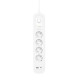 Мережевий фільтр живлення Belkin 4хТипF, 16А, USB-A/USB-C 18Вт, 2м (SRB001VF2M-V2)