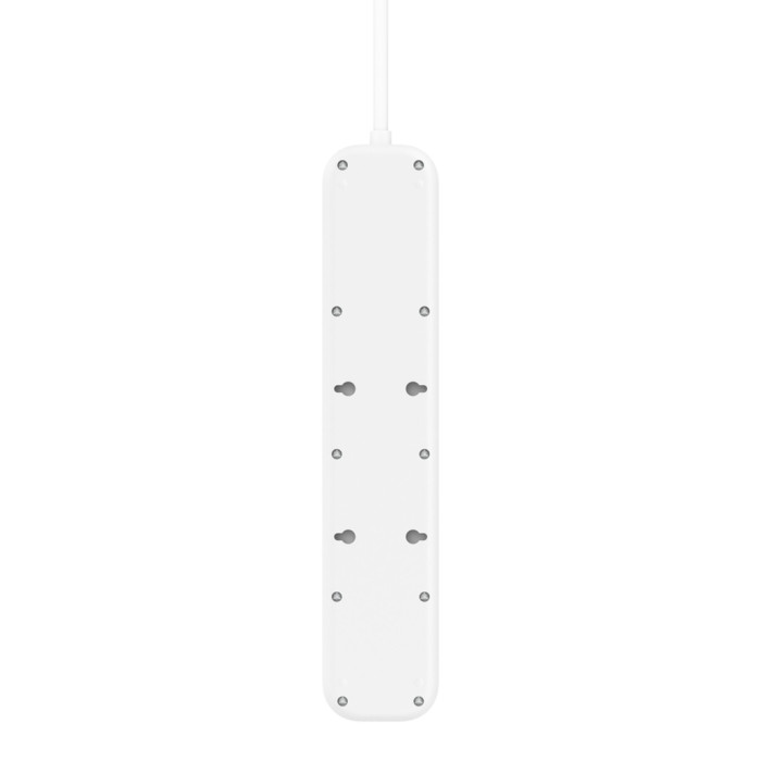 Мережевий фільтр живлення Belkin 4хТипF, 16А, USB-A/USB-C 18Вт, 2м (SRB001VF2M-V2)