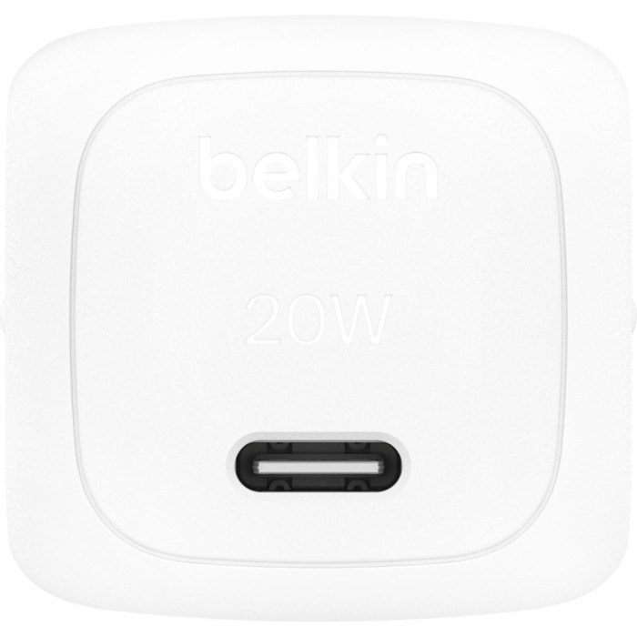 Зарядний пристрій Belkin USB-C PD20W PPS white (WCA009KQWH)