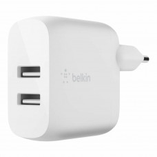 Зарядний пристрій Belkin Home Charger (24W) DUAL USB 2.4A, white (WCB002VFWH)