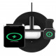 Зарядний пристрій Belkin MagSafe 3in1 Wireless Charger, black (WIZ009VFBK)