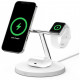 Зарядний пристрій Belkin MagSafe 3in1 Wireless Charger, white (WIZ009VFWH)