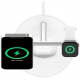 Зарядний пристрій Belkin MagSafe 3in1 Wireless Charger, white (WIZ009VFWH)