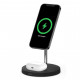 Зарядний пристрій Belkin MagSafe 2in1 Wireless Charger, black (WIZ010VFBK)