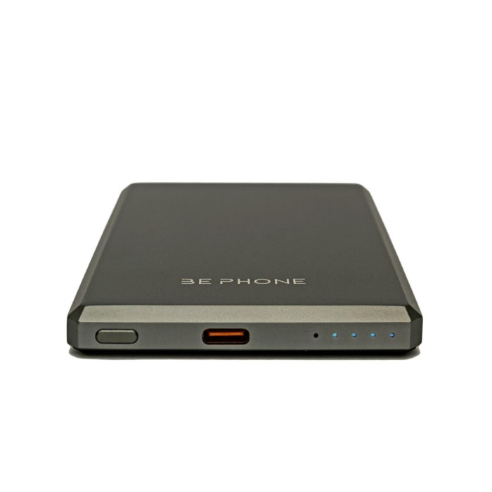 Батарея універсальна BePhone 5000mAh, 15W, MagSafe, grey (BP-K5-GR)