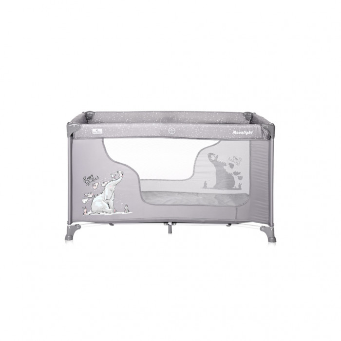 Дитячий манеж Bertoni/Lorelli MOONLIGHT 1L grey fun